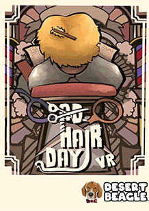 Bad Hair Day: VR cover art by Desert Beagle