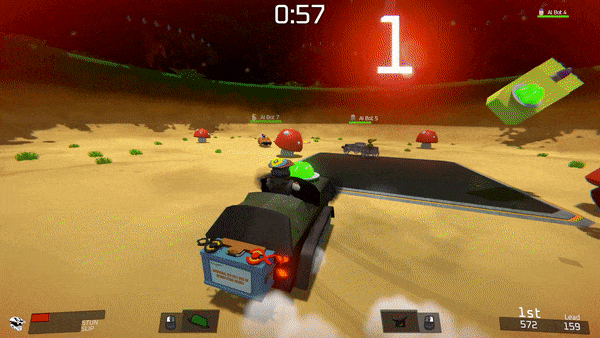 Development Preview of Crush Zone: Demolition Derby Game Play