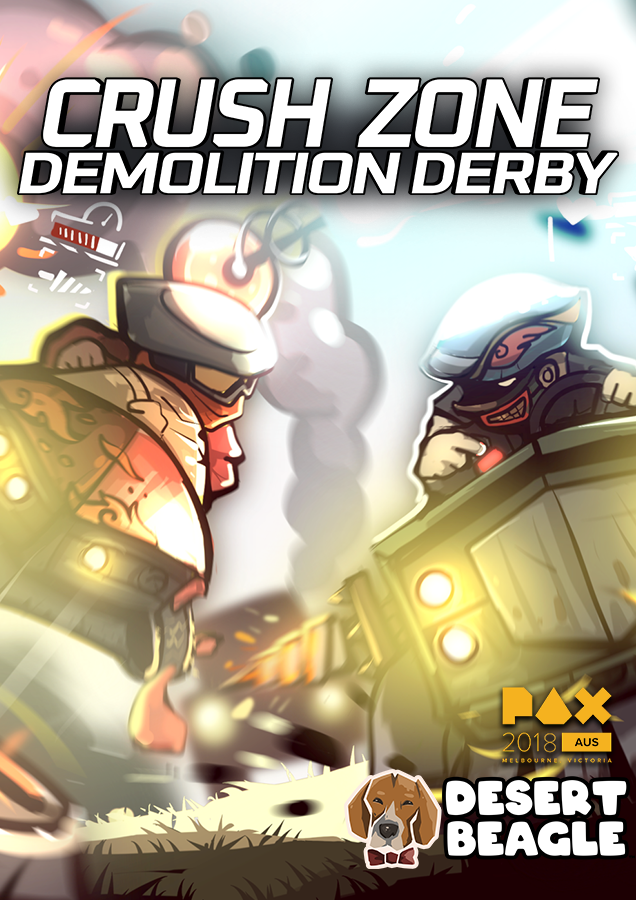 Crush Zone Demolition Derby Cover by Desert Beagle