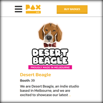 PAX Aus - Desert Beagle Exhibitor Listing