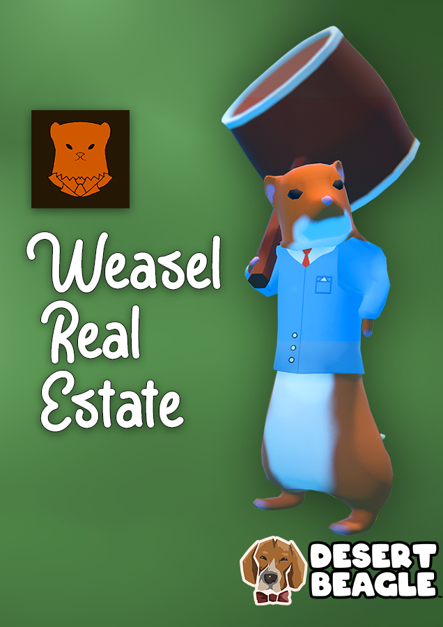 Weasel Real Estate cover art by Desert Beagle